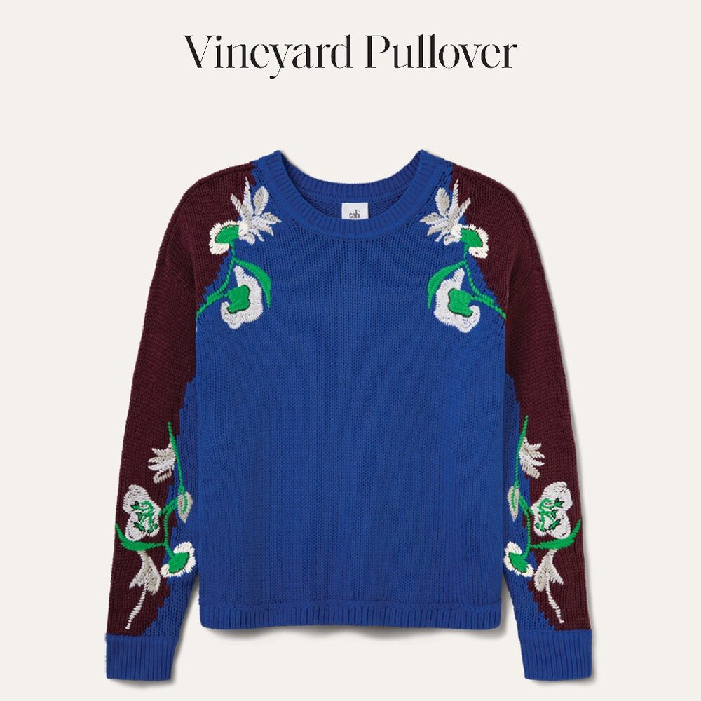 Cabi Vineyard Pullover (M) - Sample Sale